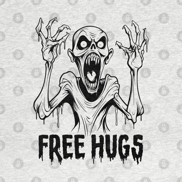 Free hugs Zombie by Teessential